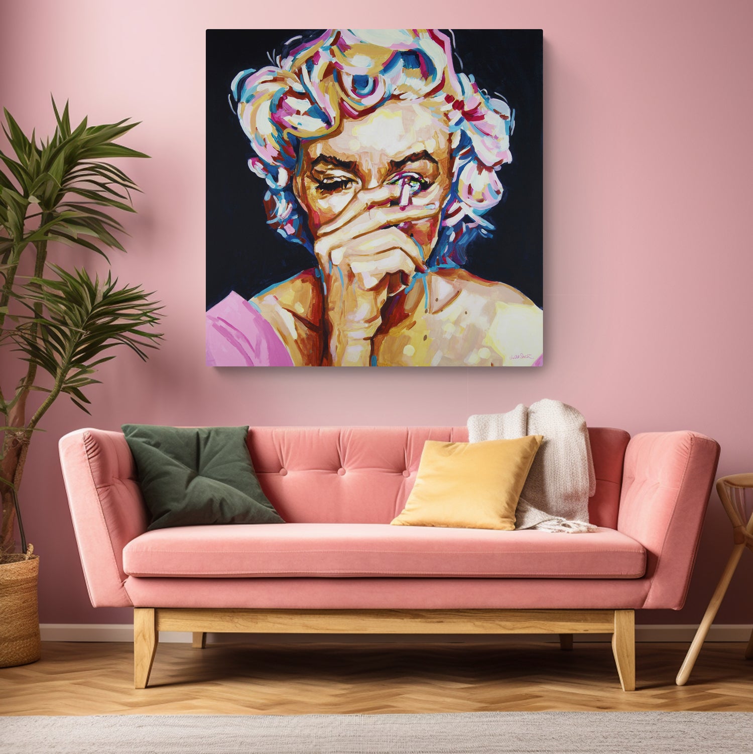 Marilyn Monroe, Icons Collection - Print On Fine Art Canvas