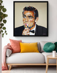 Bond.. James Bond - Print On Fine Art Canvas