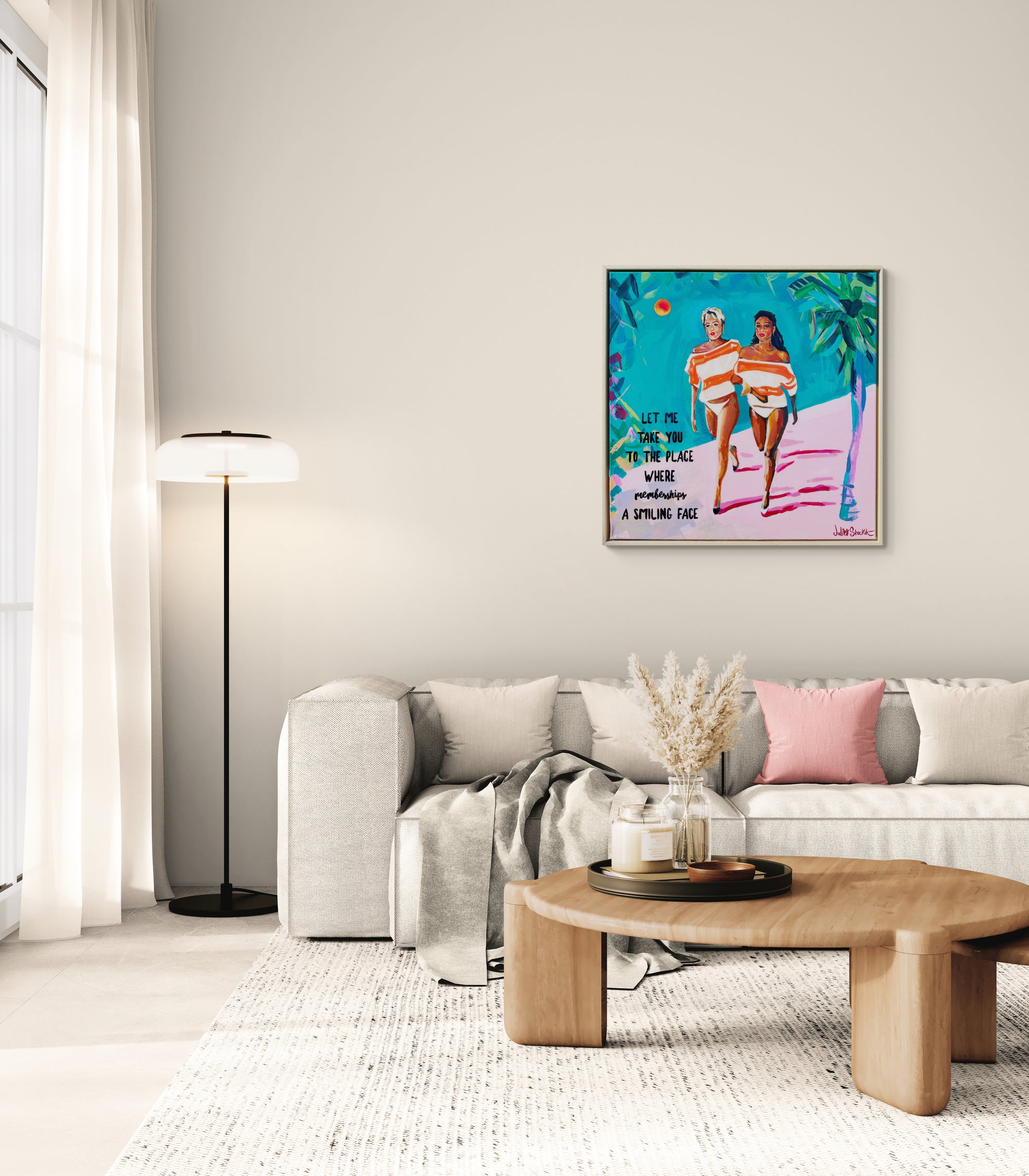 Club Tropicana - Wham! - Original Painting
