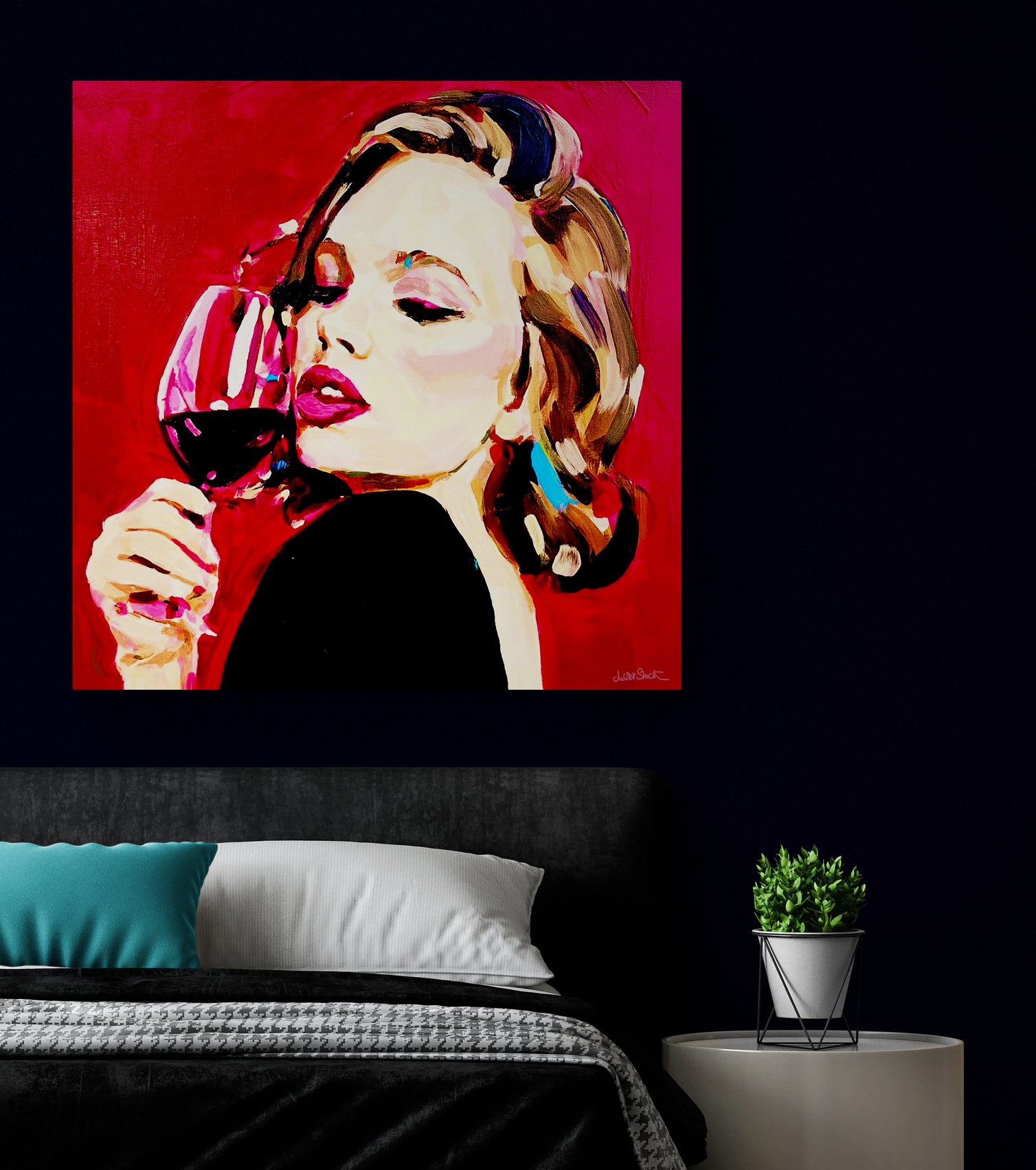 Scarlett Seduction - Print on Fine Art Canvas