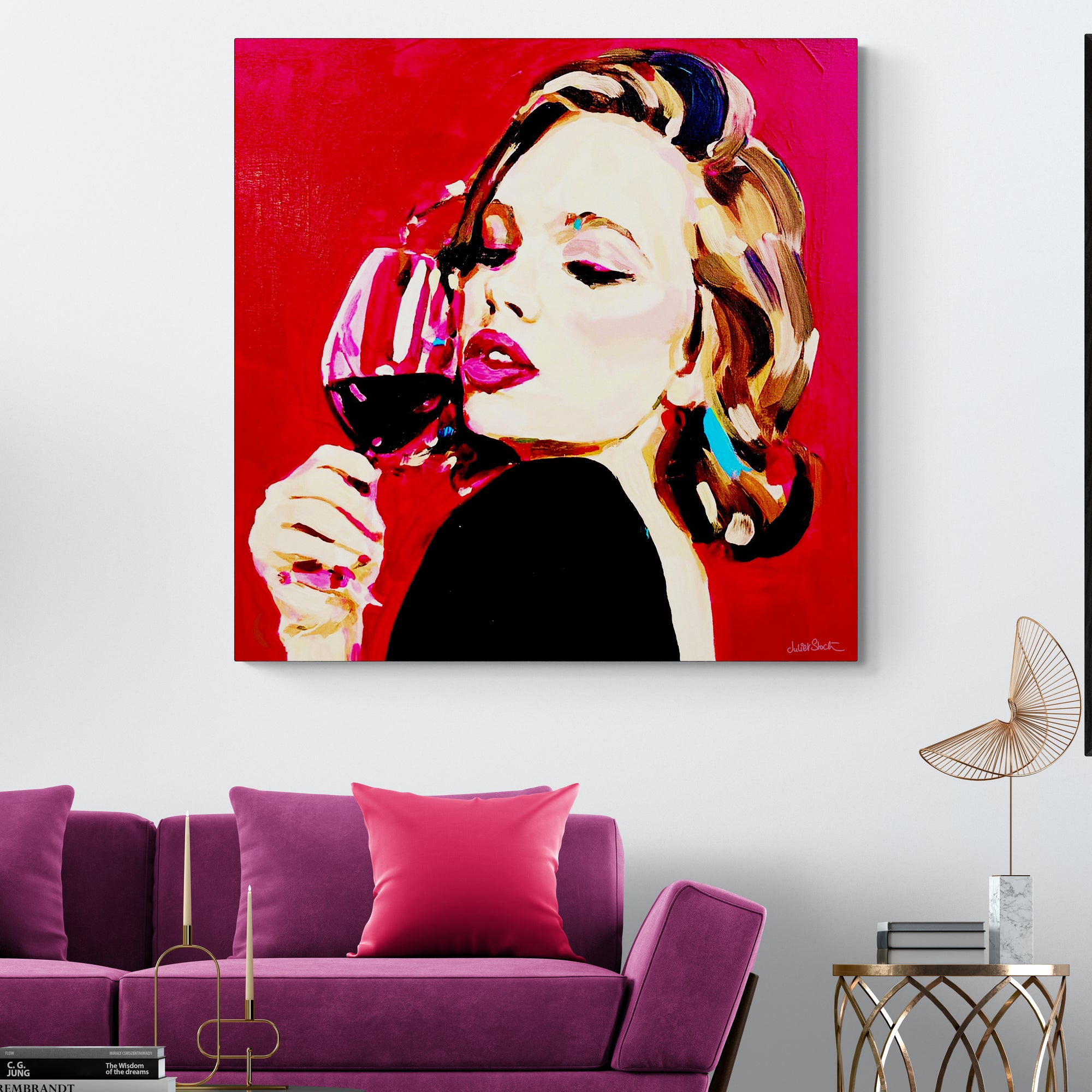 Scarlett Seduction - Print on Fine Art Canvas