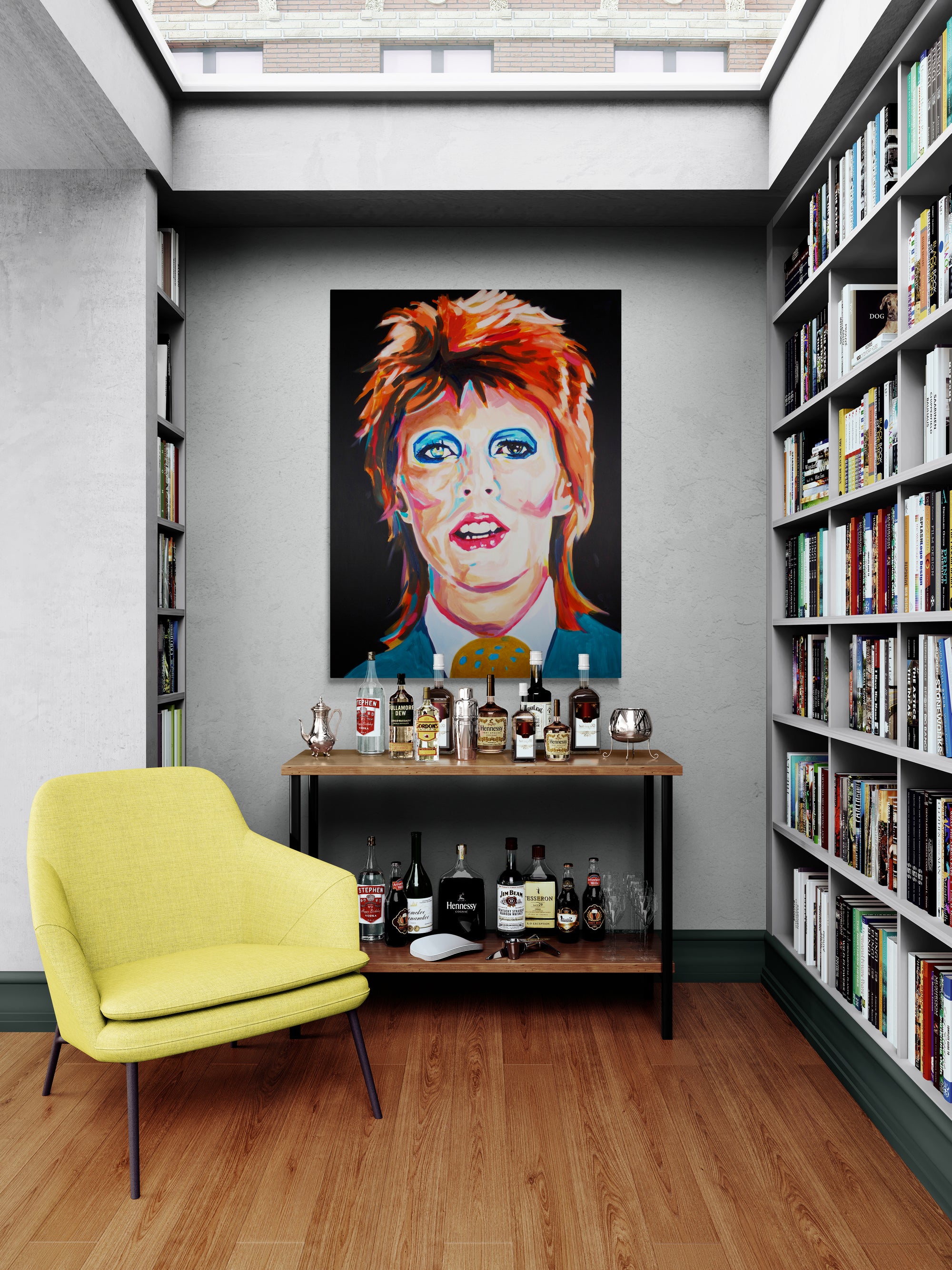 Bowie - Icons Collection - Print On Fine Art Canvas