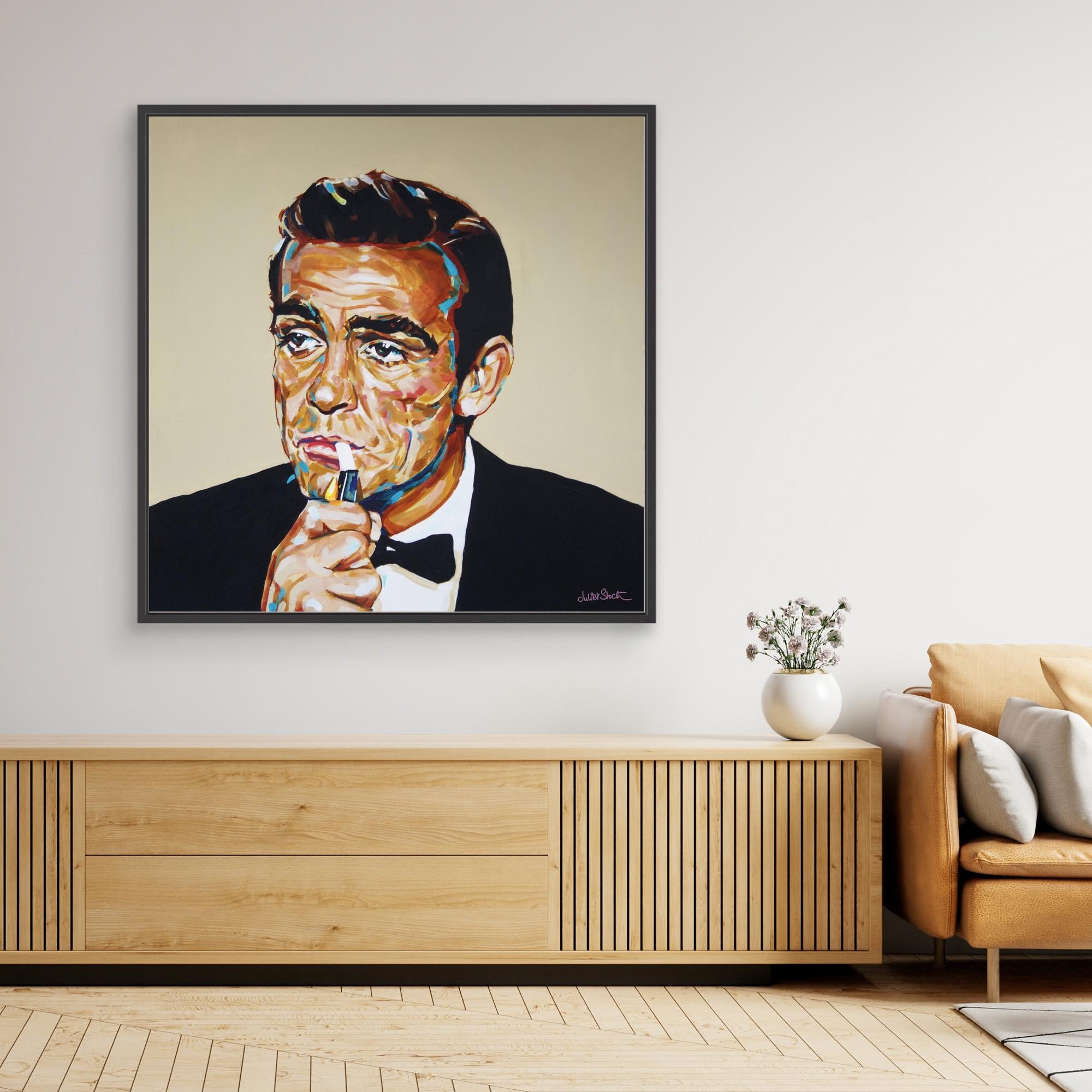 Sean Connery - Print on Fine Art Canvas