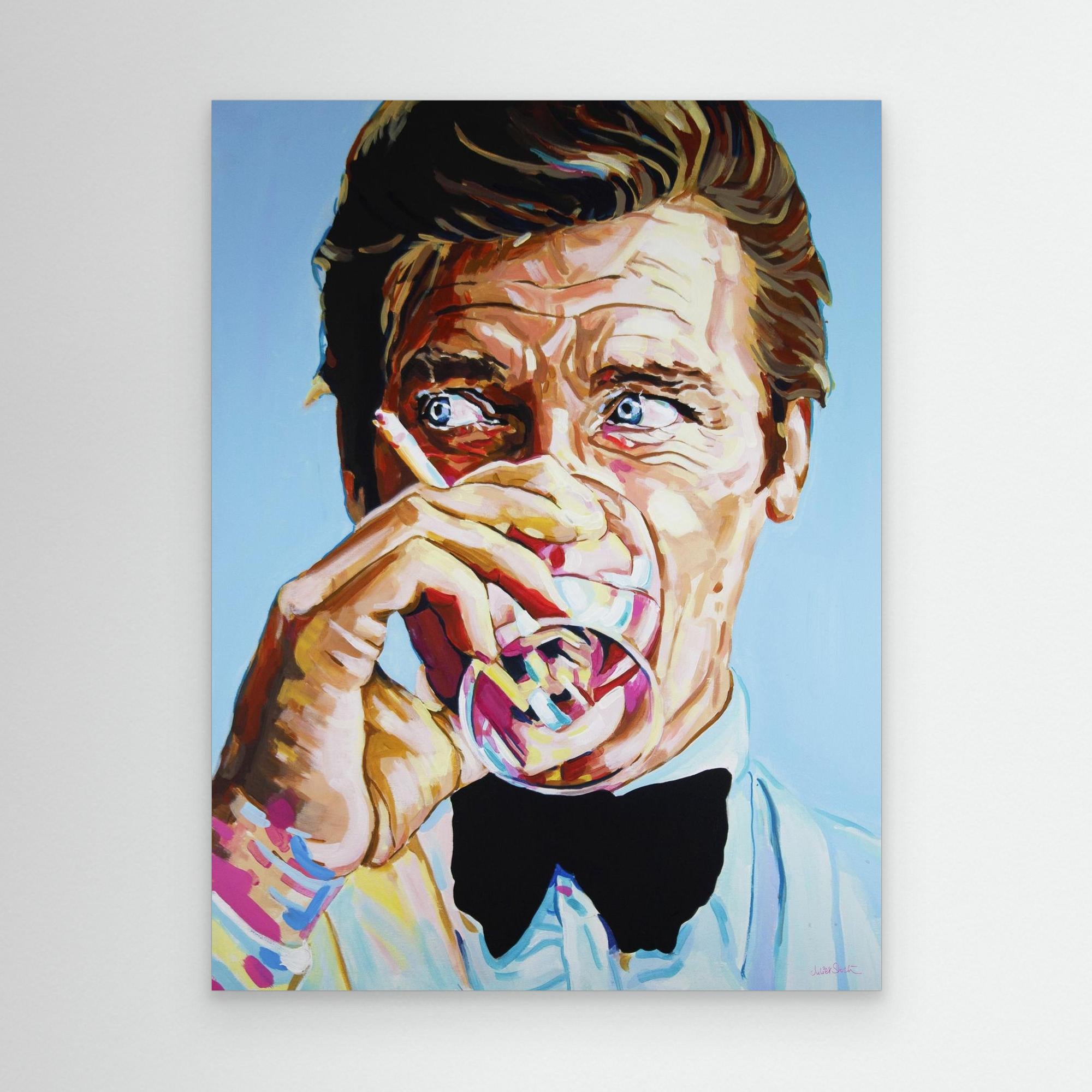 Roger Moore - Print on Fine Art Canvas