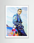 Sean Connery and Aston Martin - Print on Fine Art Paper