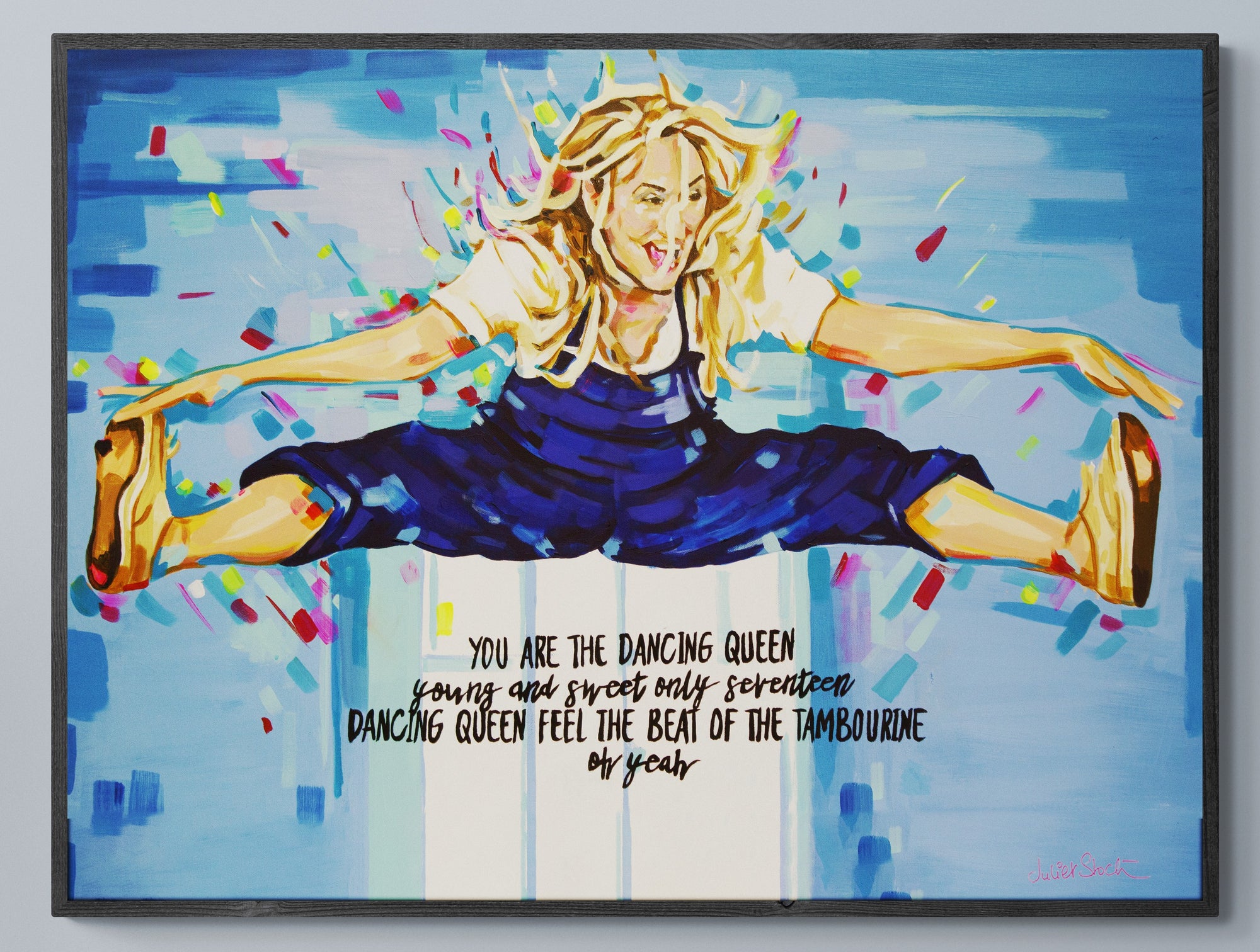 Donna, Mamma Mia - Print On Fine Art Canvas