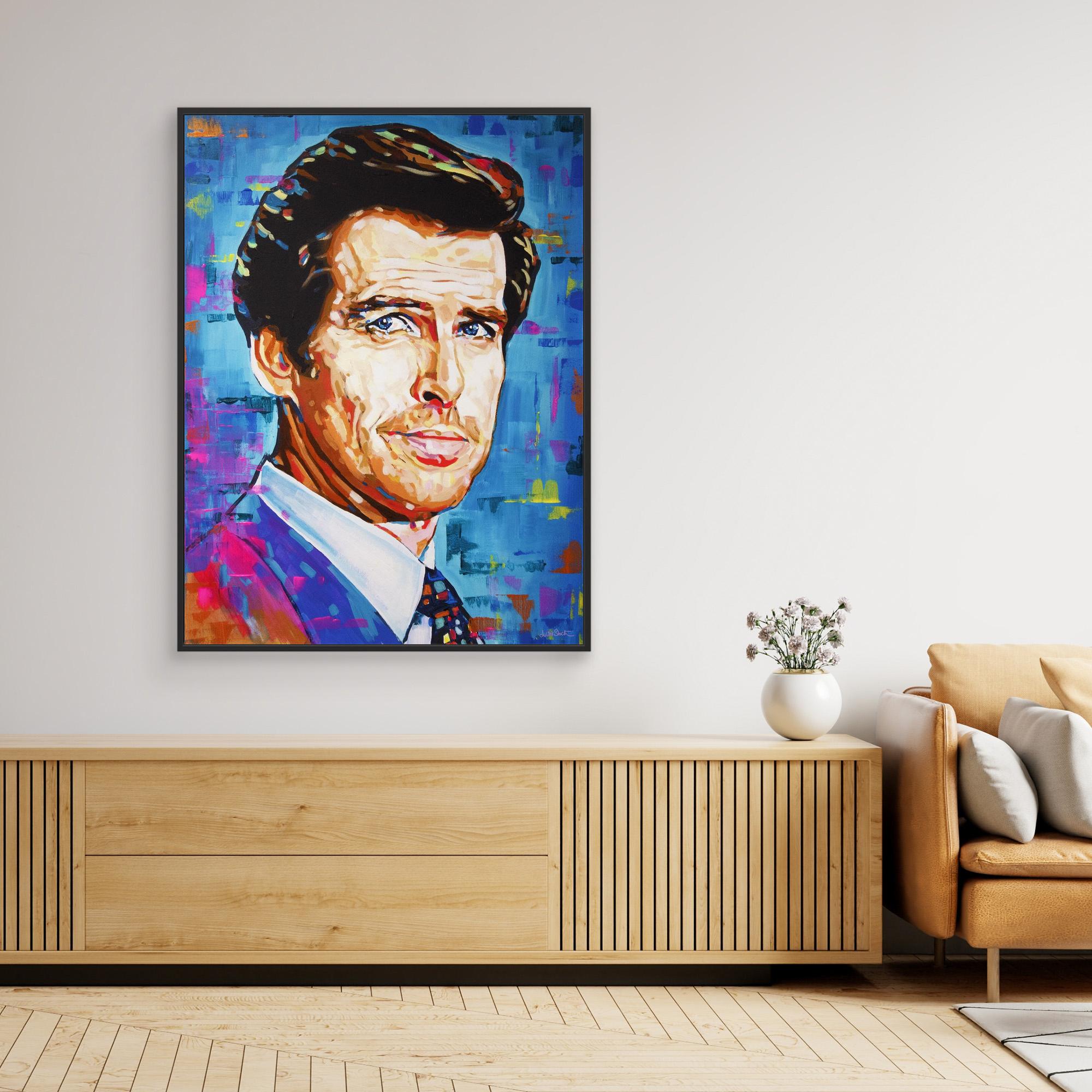 Pierce Brosnan - Print on Fine Art Canvas