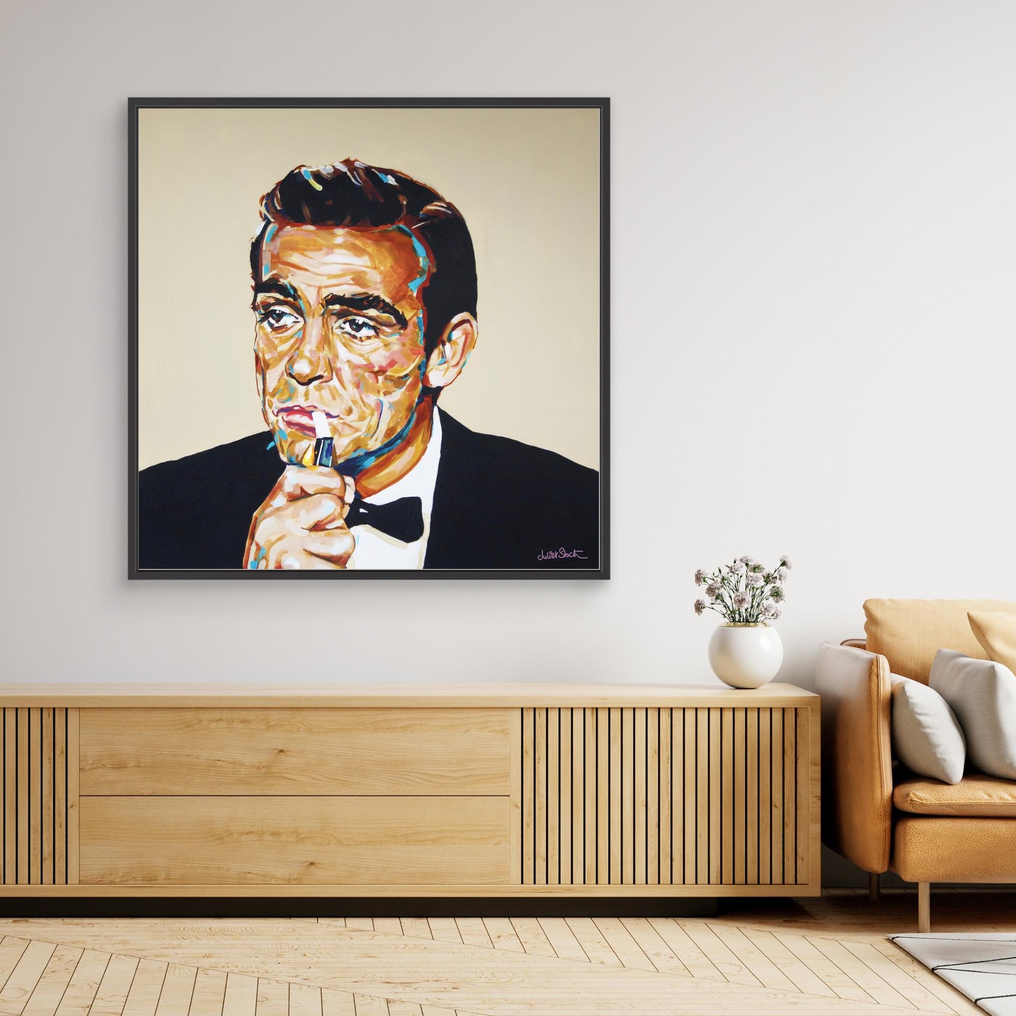 Sean Connery - Print on Fine Art Canvas