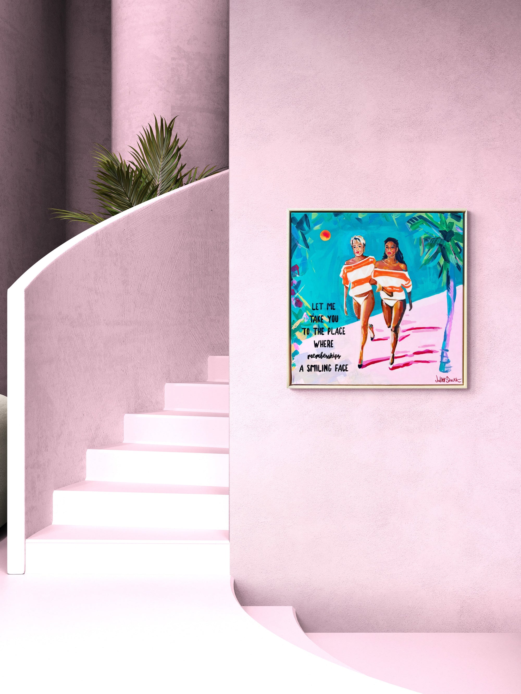 Club Tropicana - Wham! - Original Painting