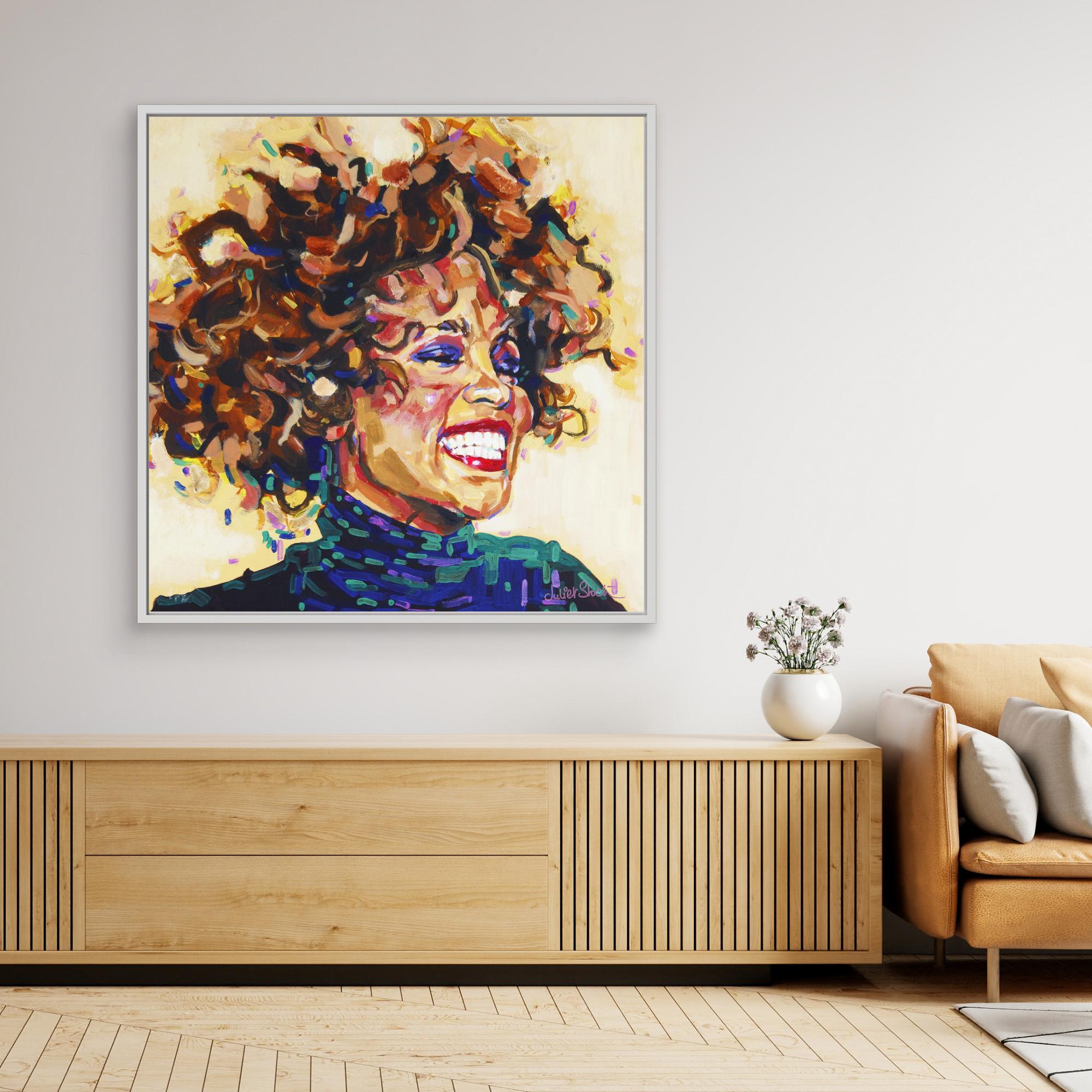 Whitney Houston - Print On Fine Art Canvas