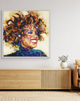 Whitney Houston - Print On Fine Art Canvas