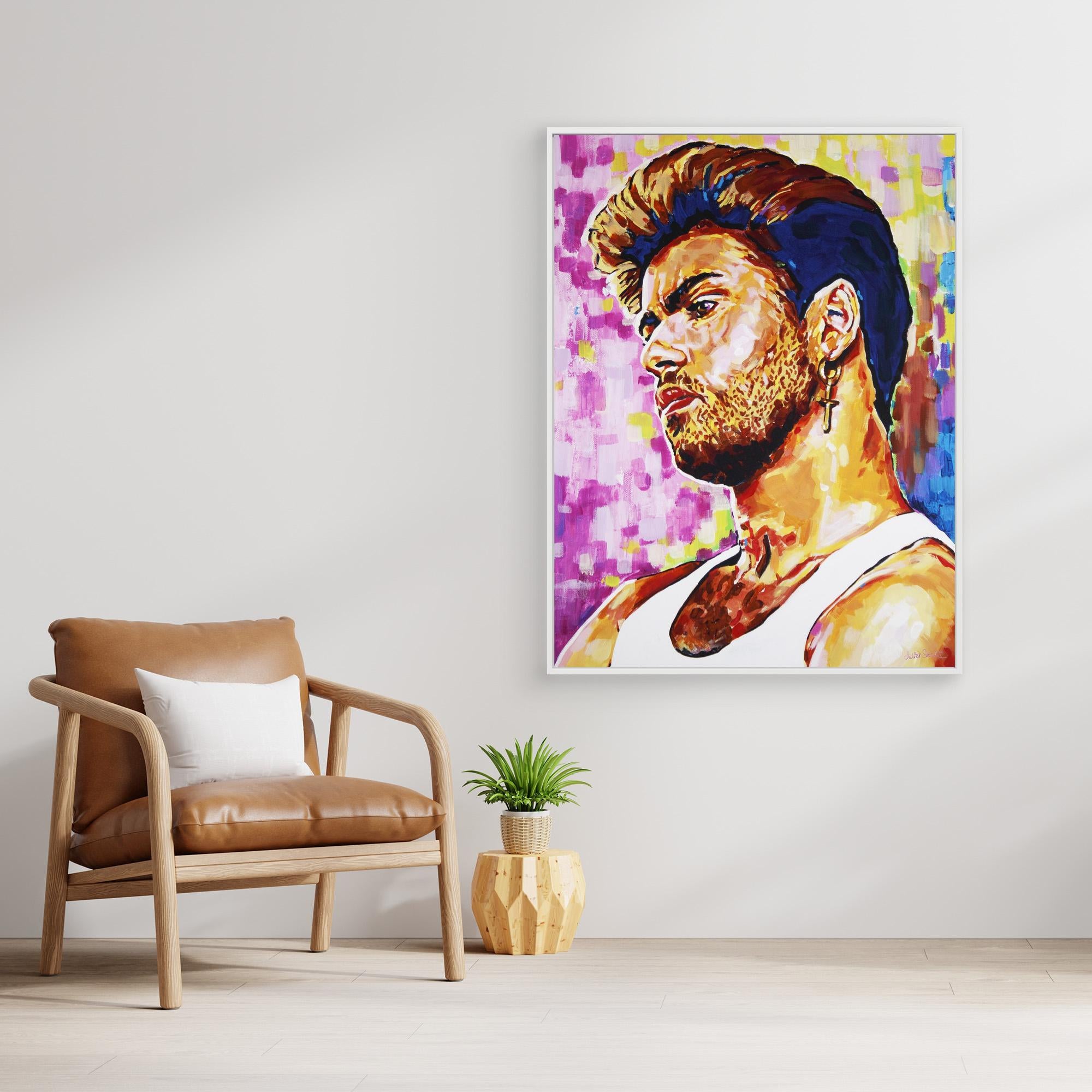 George Michael - Print On Fine Art Canvas