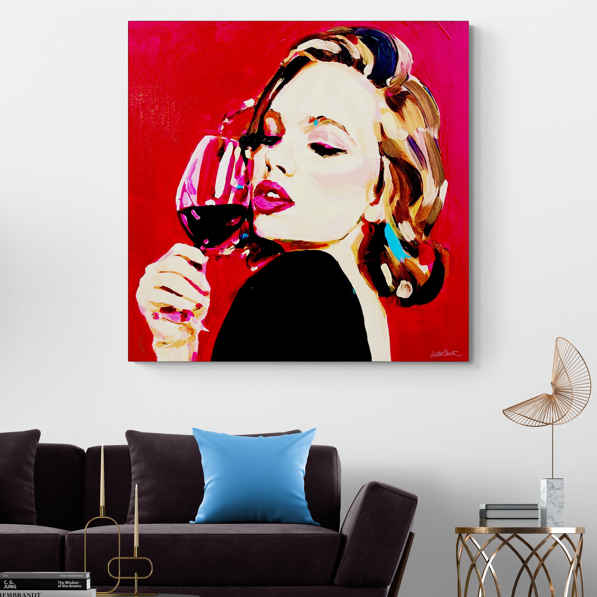 Scarlett Seduction - Print on Fine Art Canvas