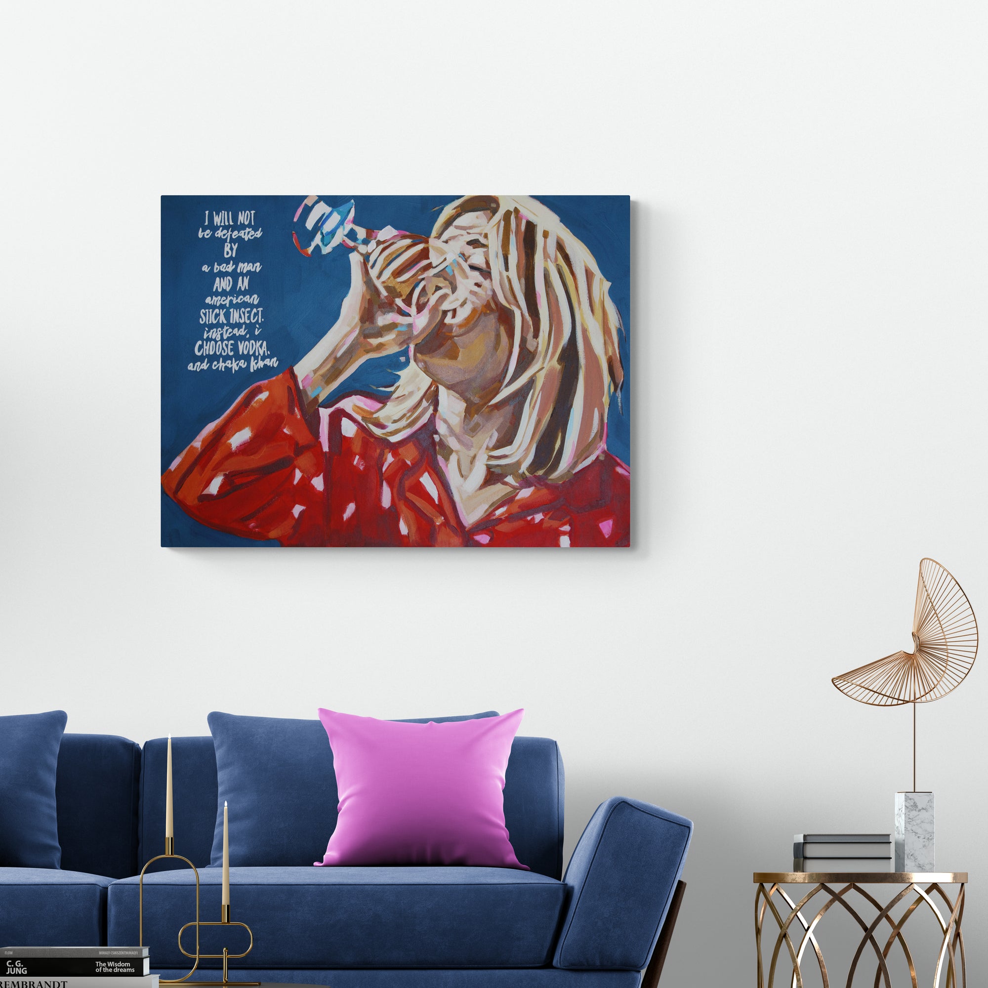 Bridget Jones - Print On Fine Art Canvas