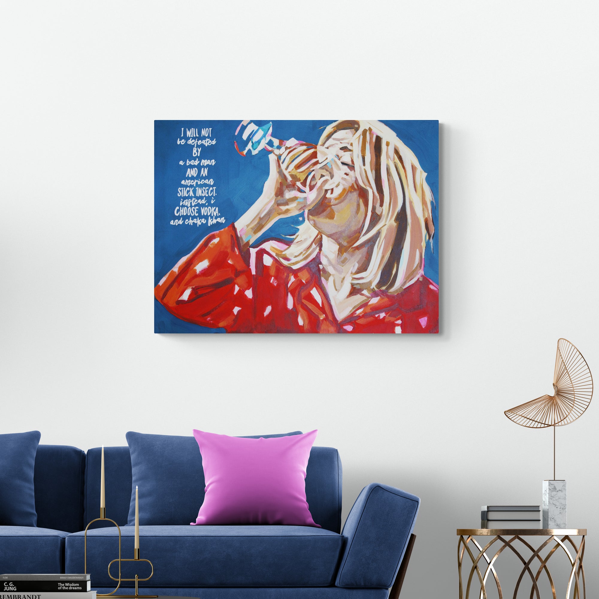Bridget Jones - Print on Fine Art Canvas