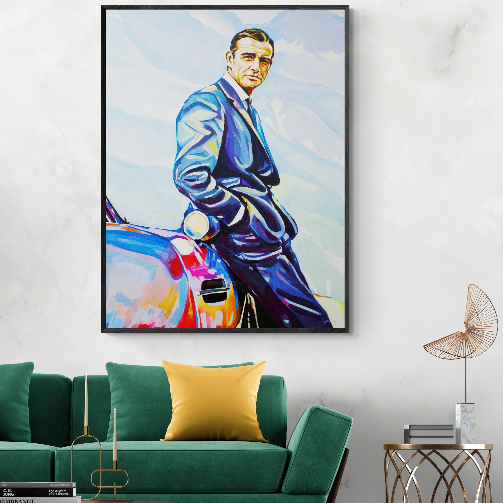 Goldfinger - Print On Fine Art Canvas