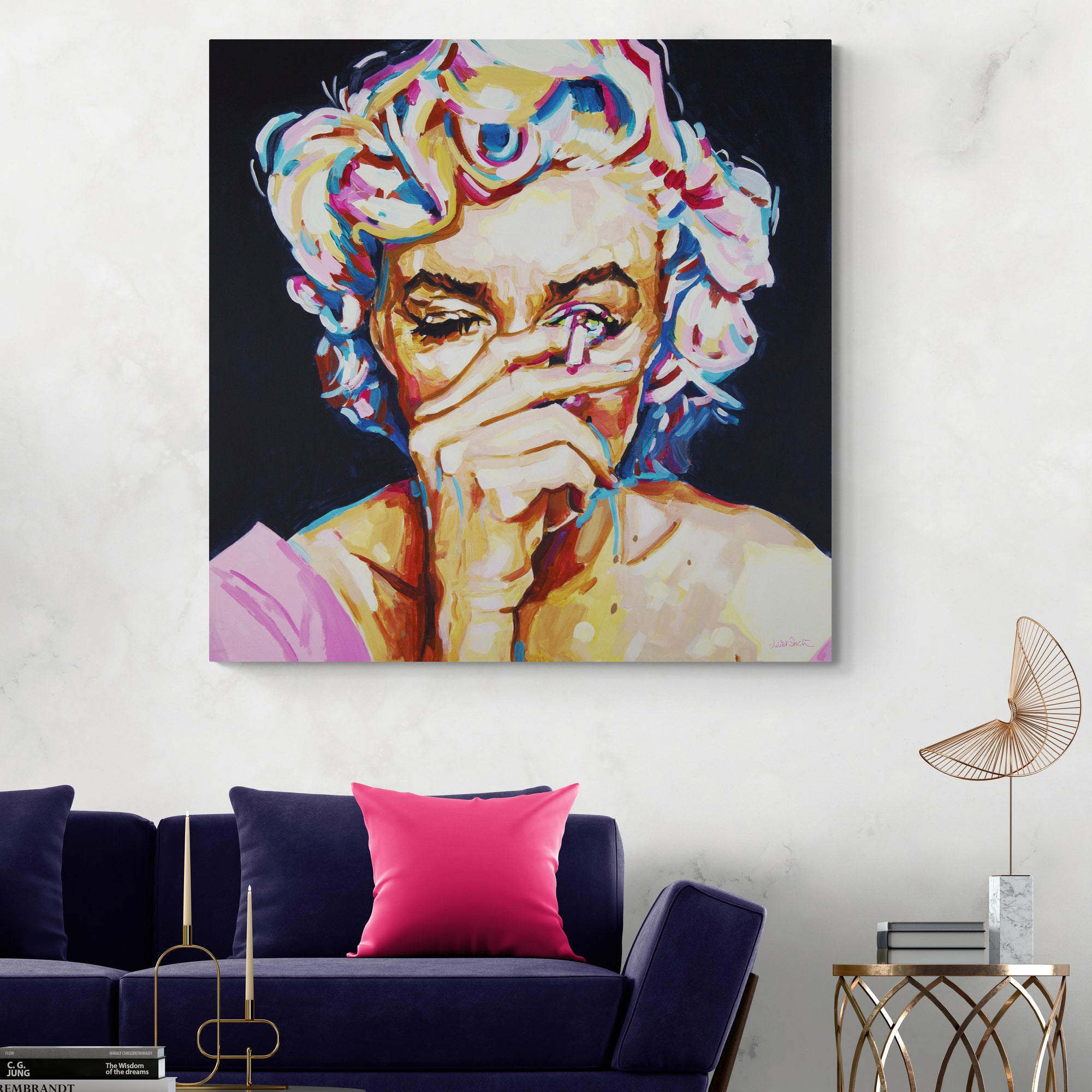 Marilyn Monroe, Icons Collection - Print On Fine Art Canvas