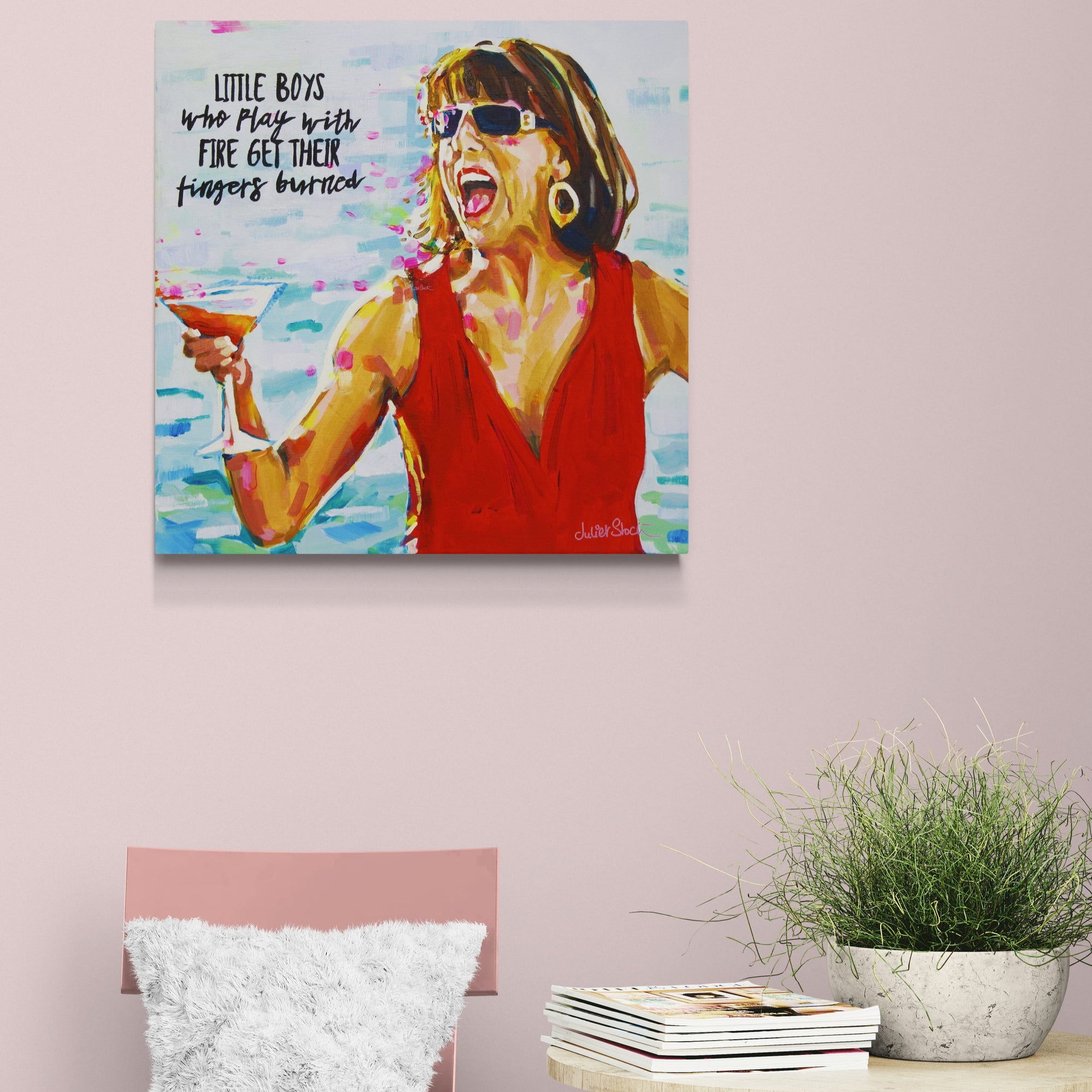 Tanya, Mamma Mia - Print On Fine Art Canvas