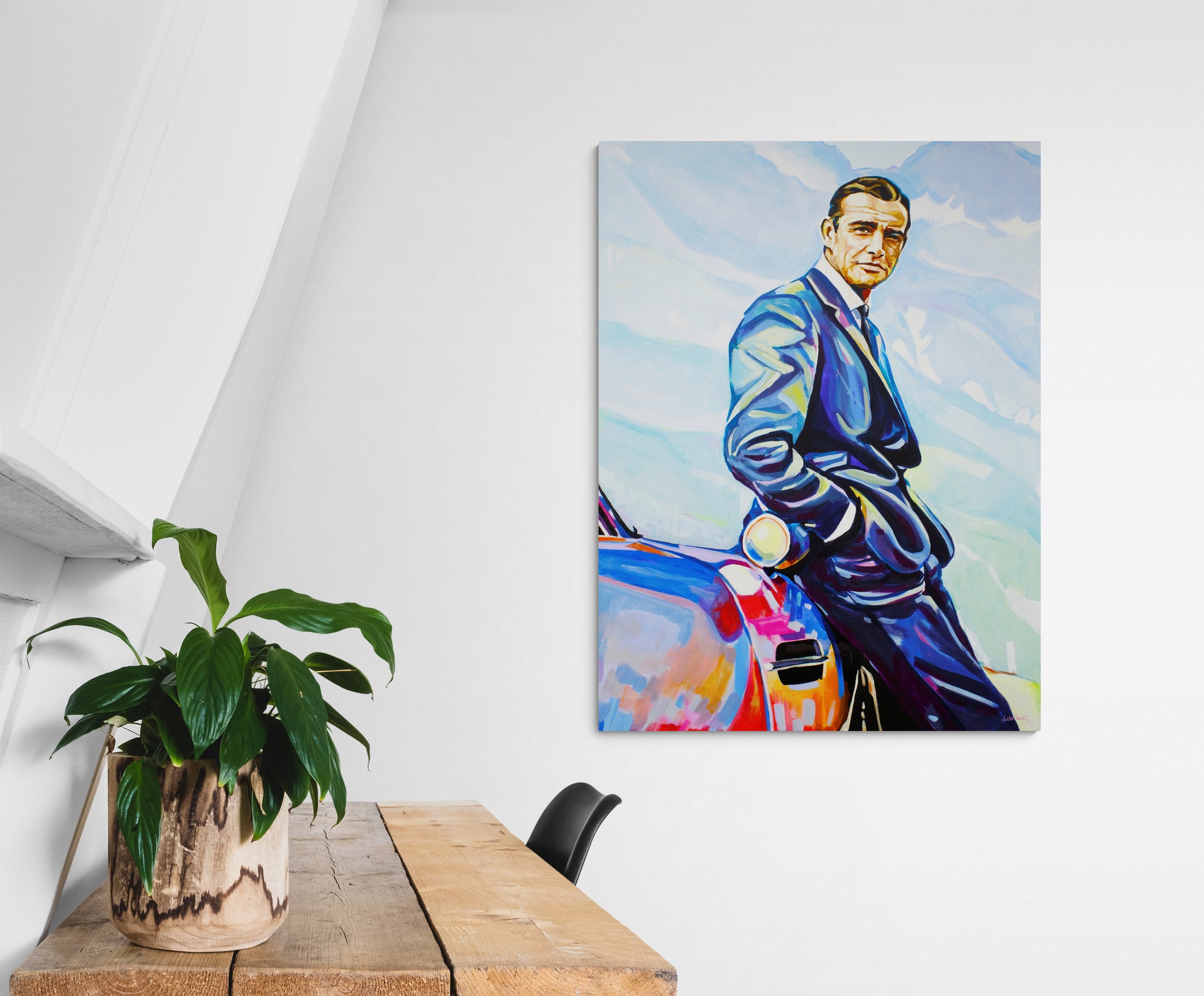 Goldfinger - Print On Fine Art Canvas