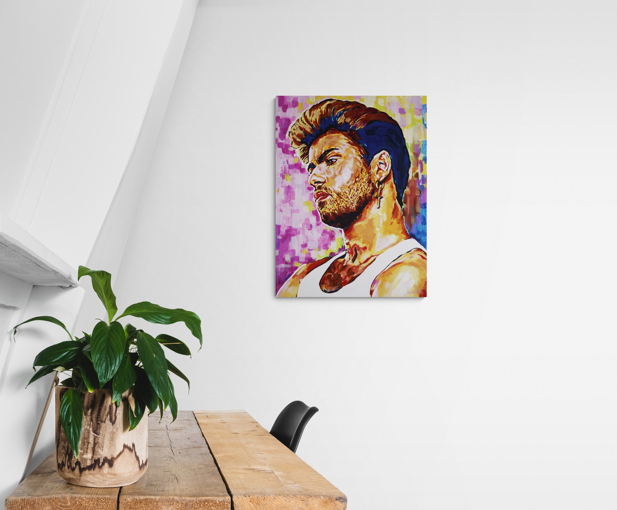 Heaven Knows I Was Just A Young Boy - Print On Fine Art Canvas