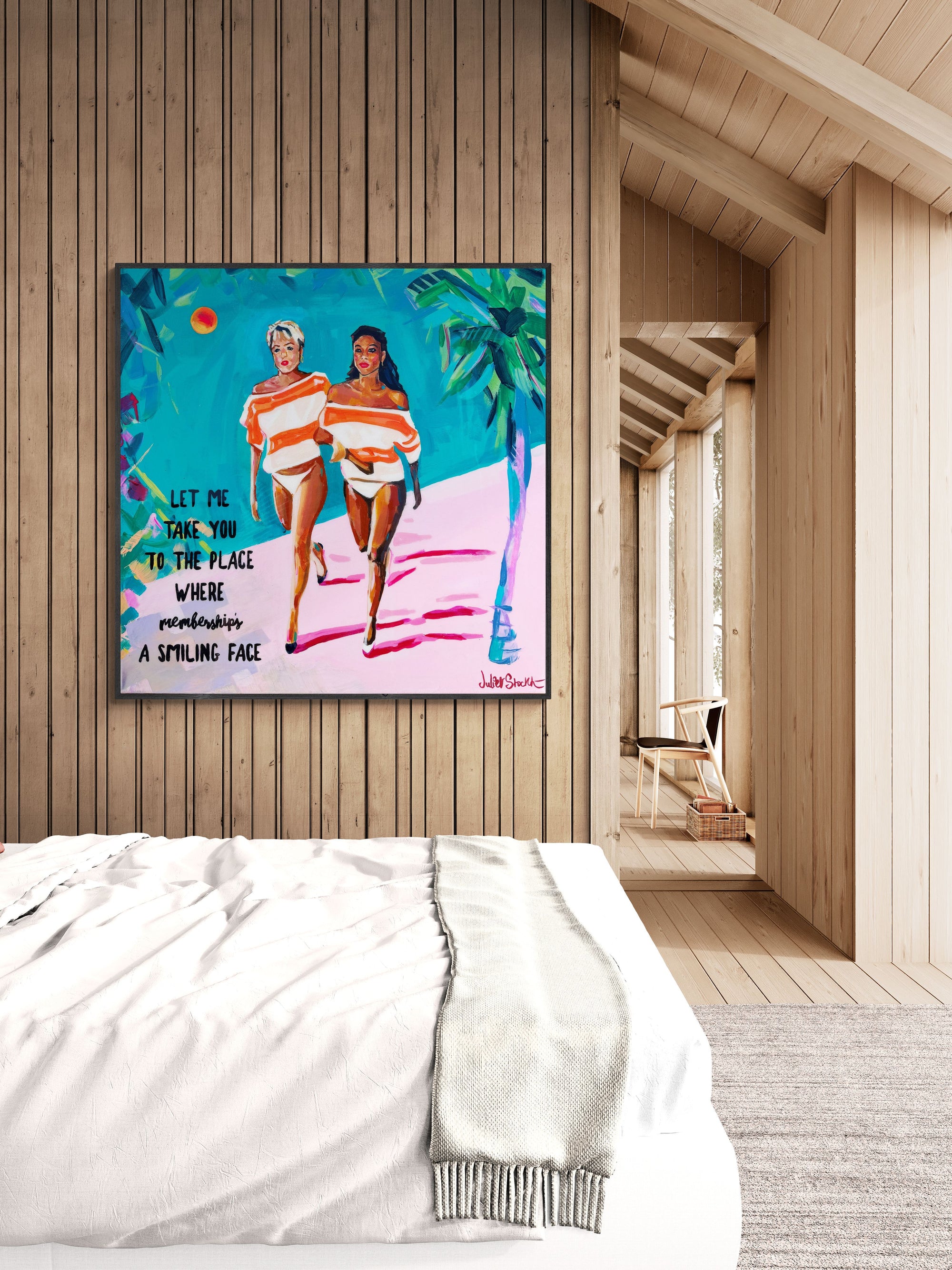 Club Tropicana - Print on Fine Art Canvas
