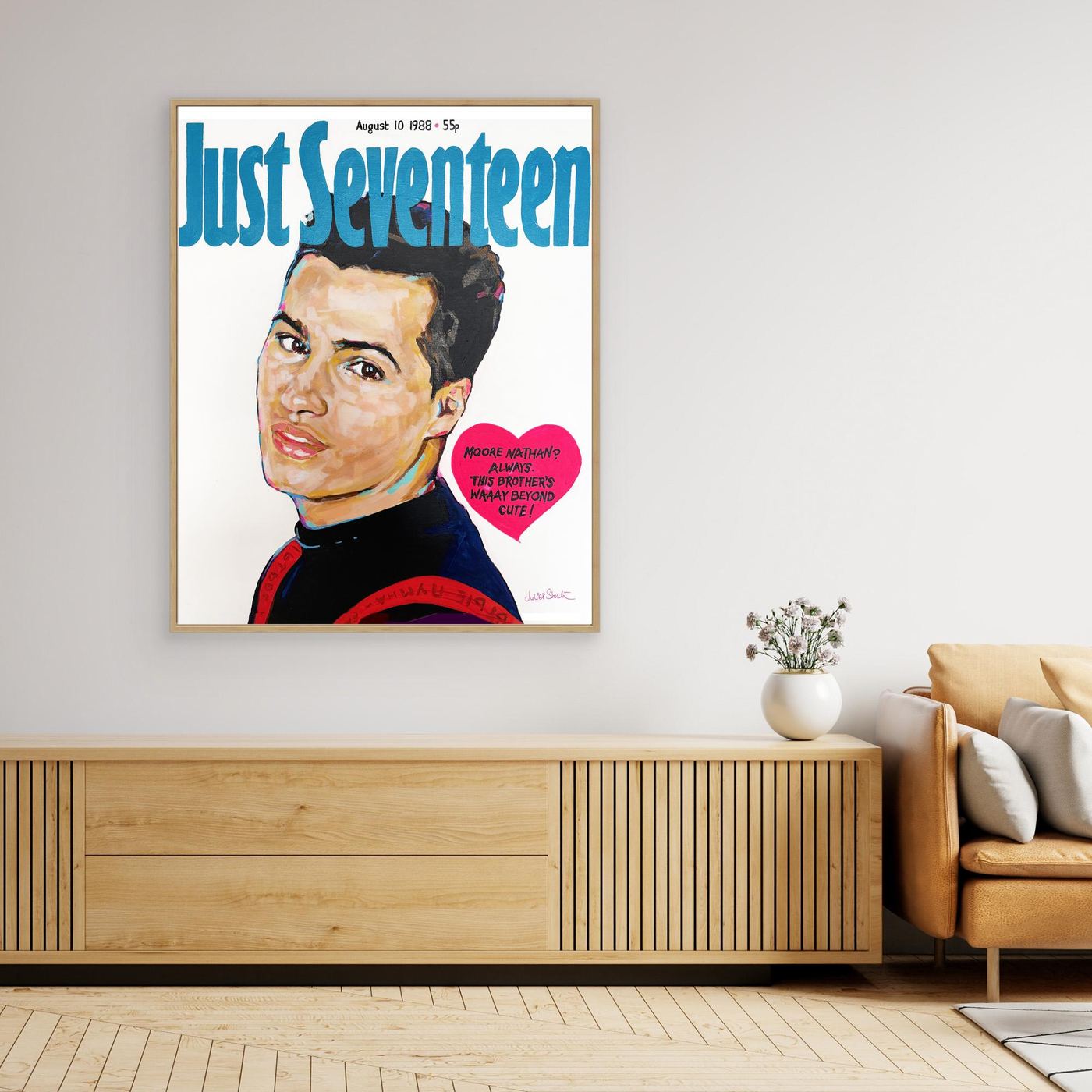 Nathan Moore, Just Seventeen - Print On Fine Art Canvas