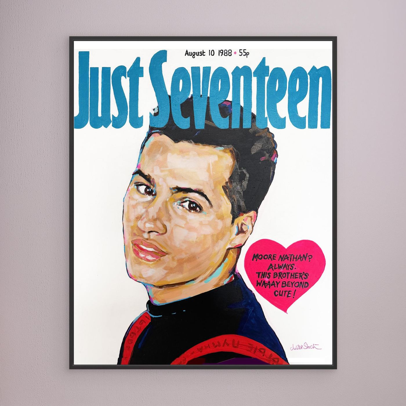 Nathan Moore, Just Seventeen - Print On Fine Art Canvas