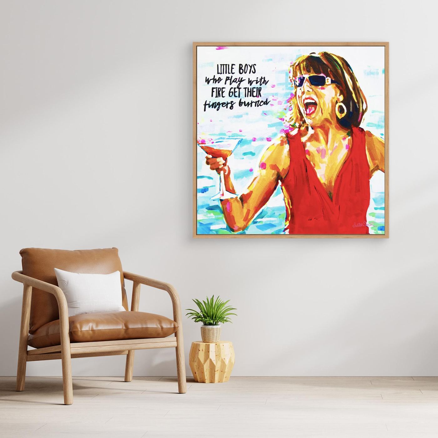 Tanya, Mamma Mia - Print On Fine Art Canvas