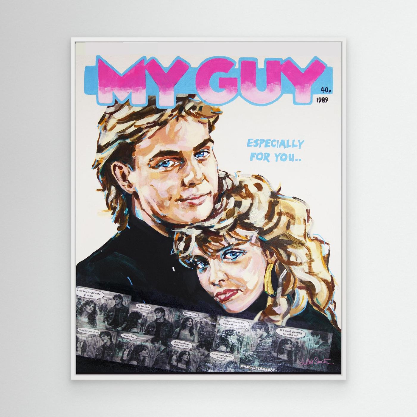 Kylie & Jason, My Guy - Print on Fine Art Canvas