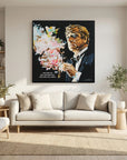 Michael Caine - Print on Fine Art Canvas