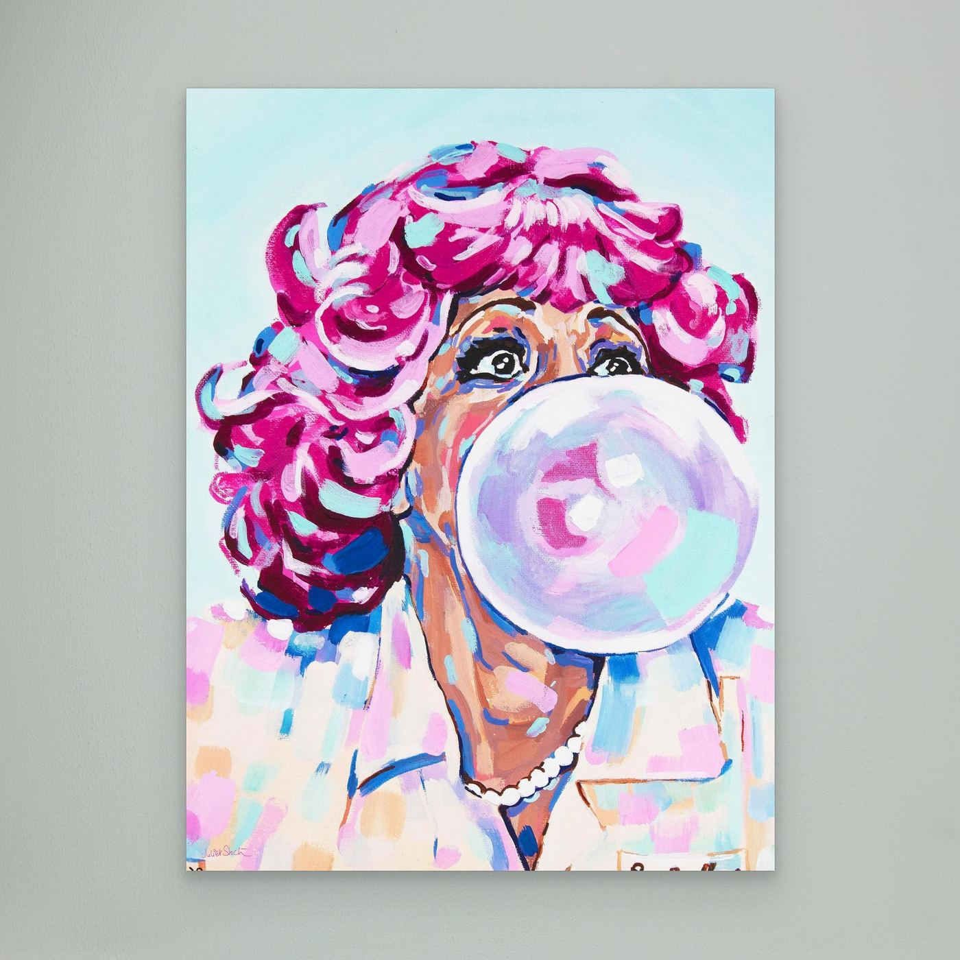 Frenchie - Print On Fine Art Canvas