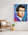 Pierce Brosnan - Print on Fine Art Canvas
