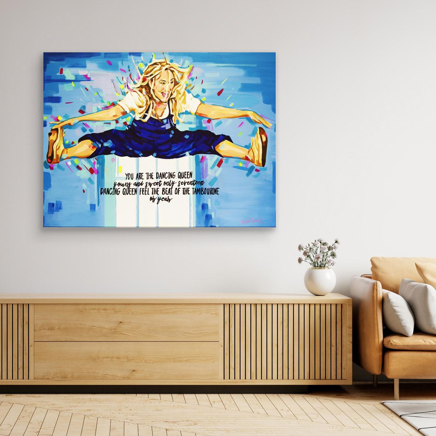 Donna, Mamma Mia - Print On Fine Art Canvas