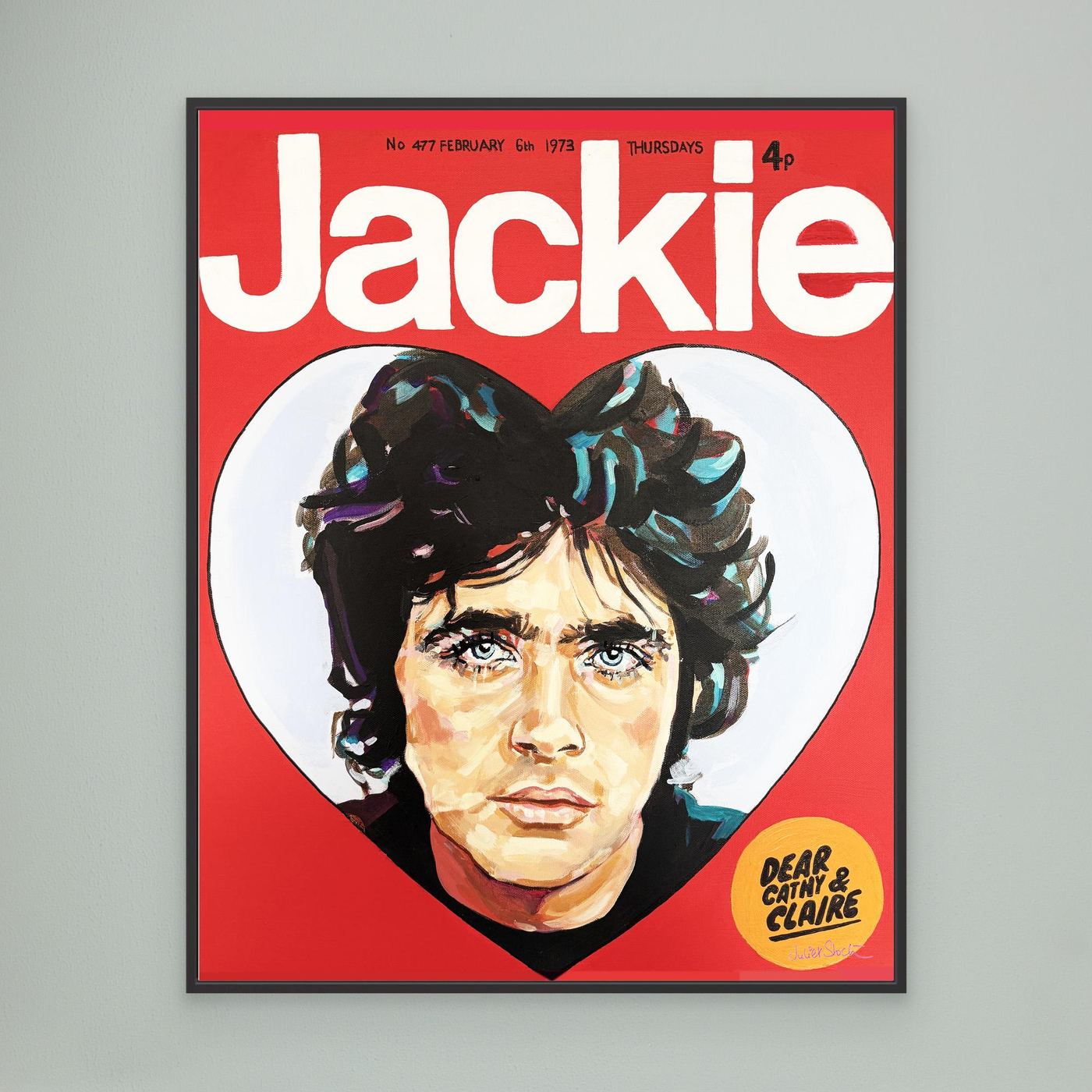 David Essex, Blue Jeans - Print on Fine Art Canvas - Copy