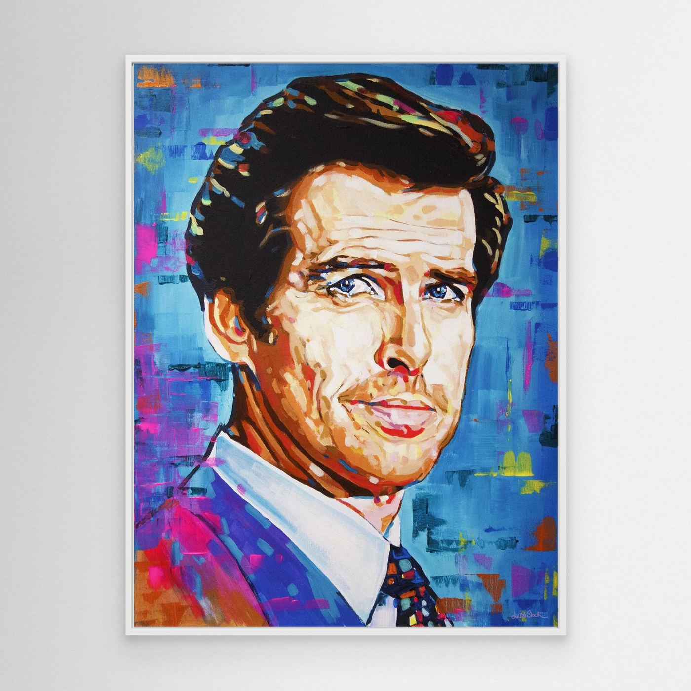 Pierce Brosnan - Print on Fine Art Canvas