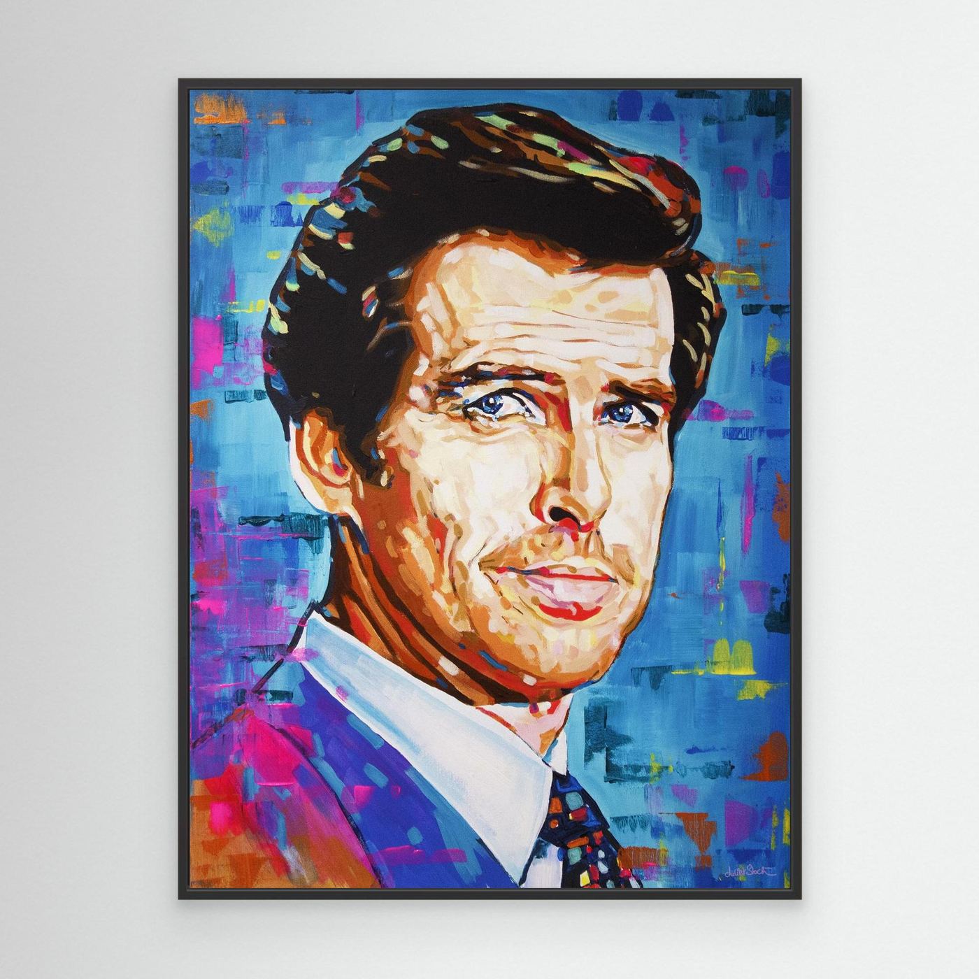 Pierce Brosnan - Print on Fine Art Canvas