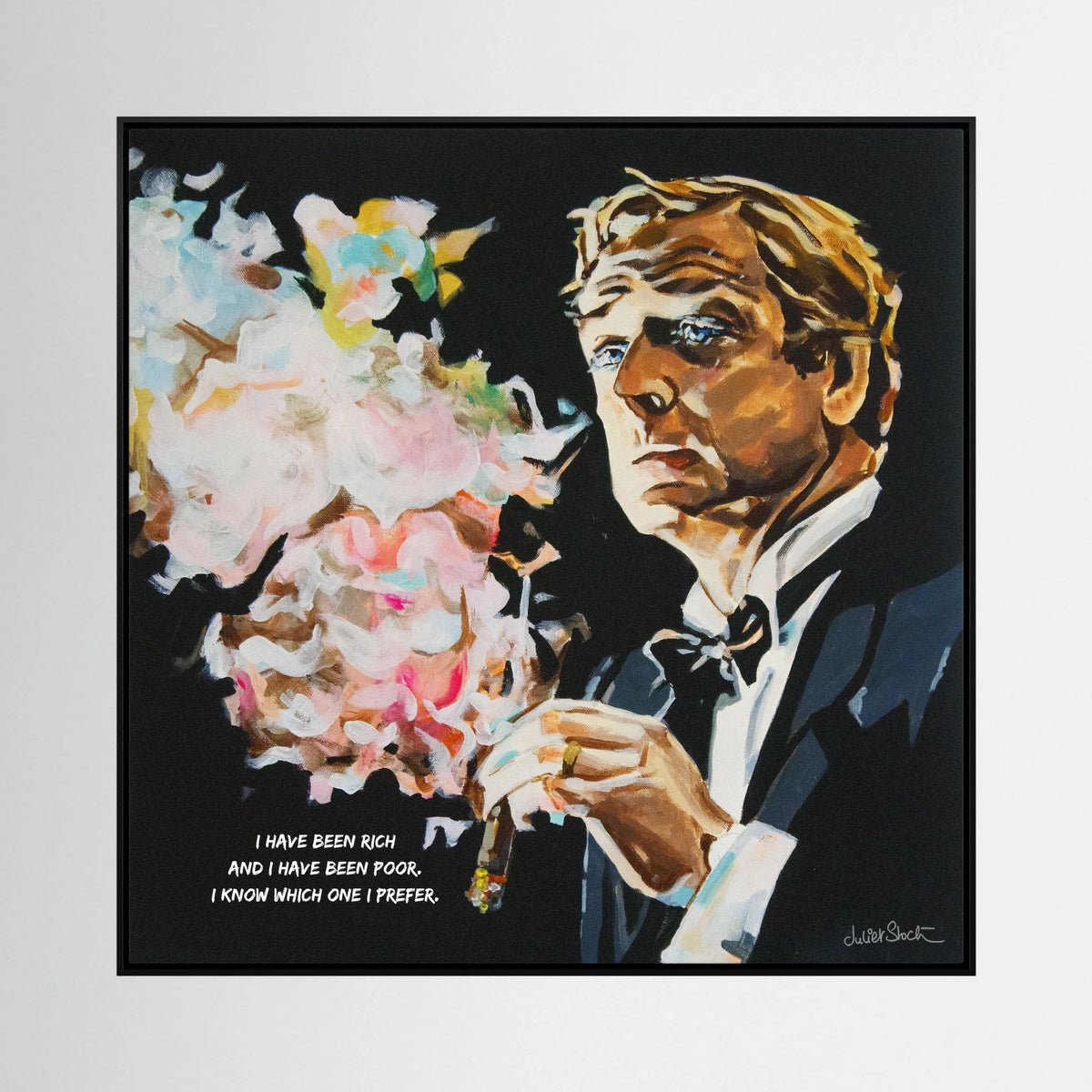 Michael Caine - Print on Fine Art Canvas