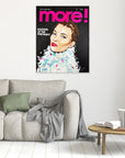 Kate Moss, More! - Print on Fine Art Canvas