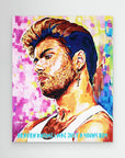 George Michael - Print On Fine Art Canvas