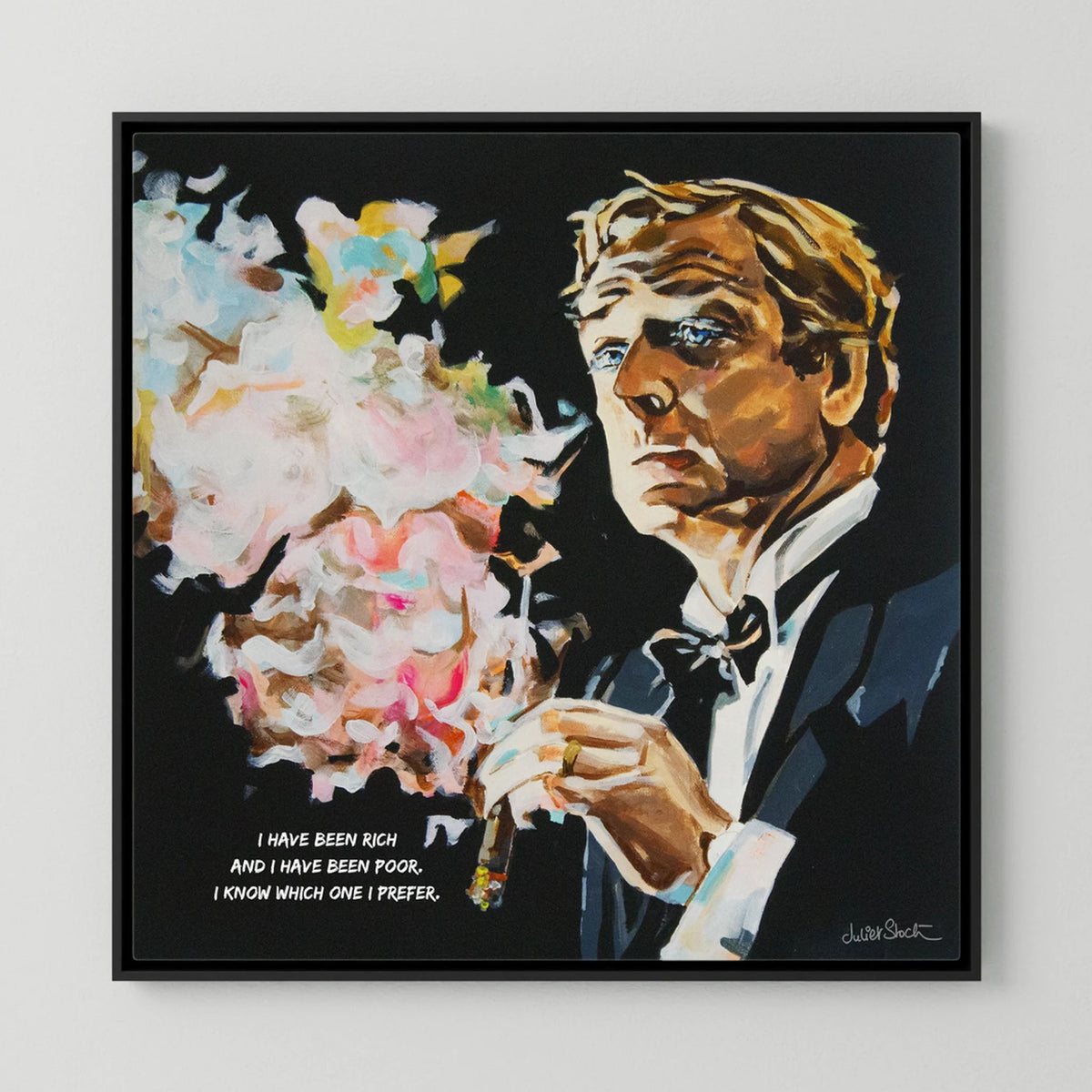Michael Caine - Print on Fine Art Canvas