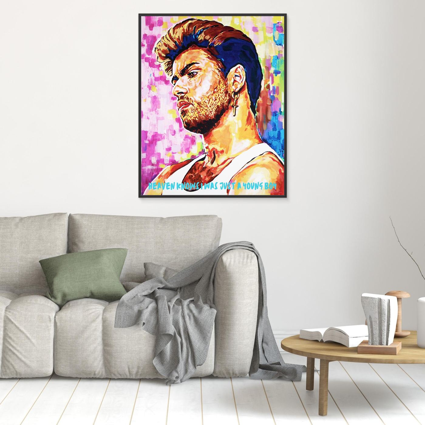 George Michael - Print On Fine Art Canvas