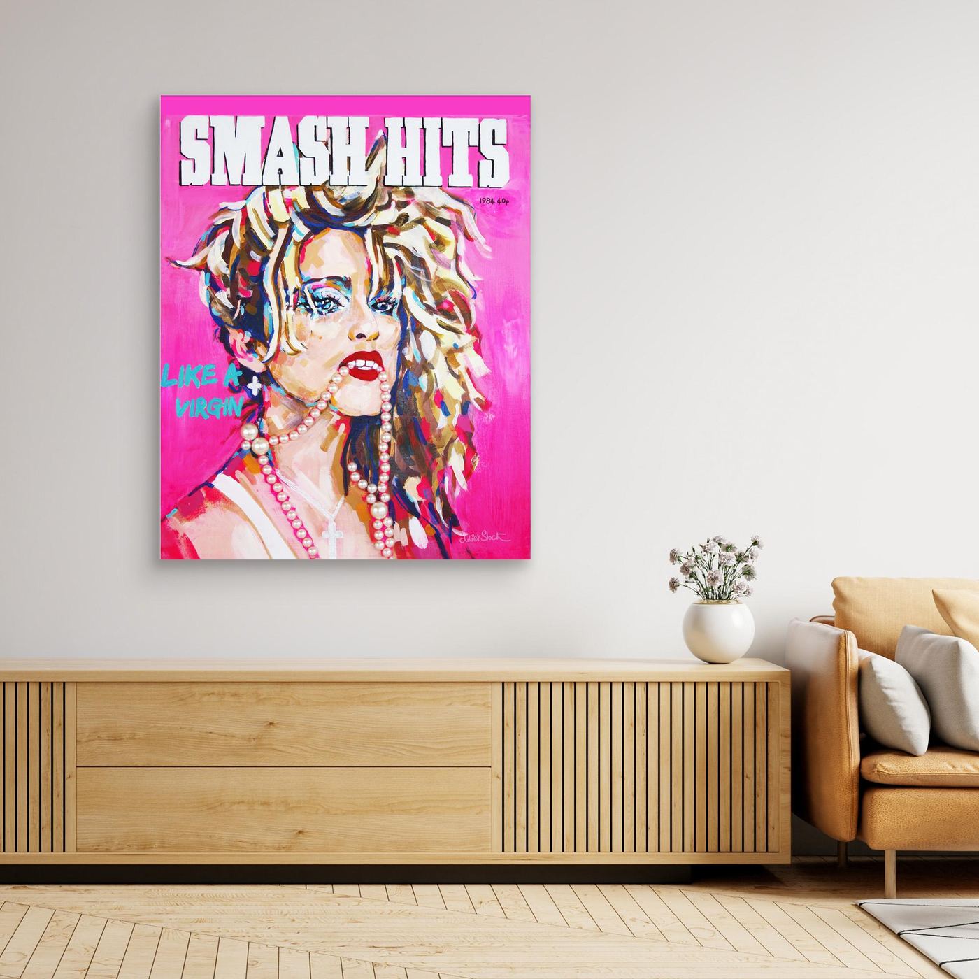 Madonna, Smash Hits - Print on Fine Art Canvas