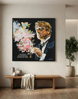 Michael Caine - Print on Fine Art Canvas
