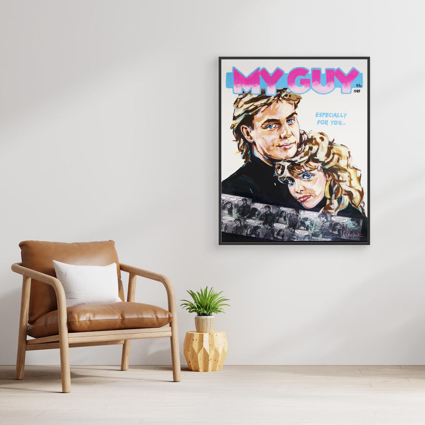 Kylie &amp; Jason, My Guy - Print on Fine Art Canvas