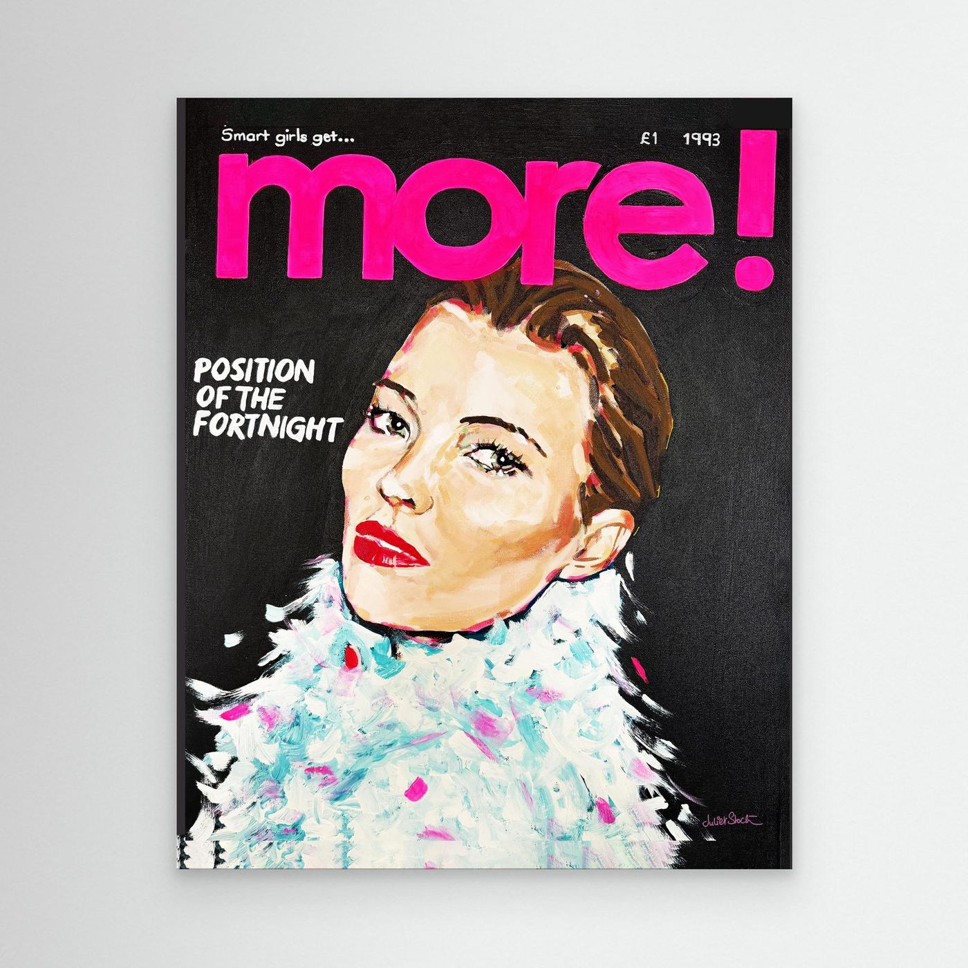 Kate Moss, More! - Print on Fine Art Canvas