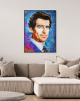 Pierce Brosnan - Print on Fine Art Canvas