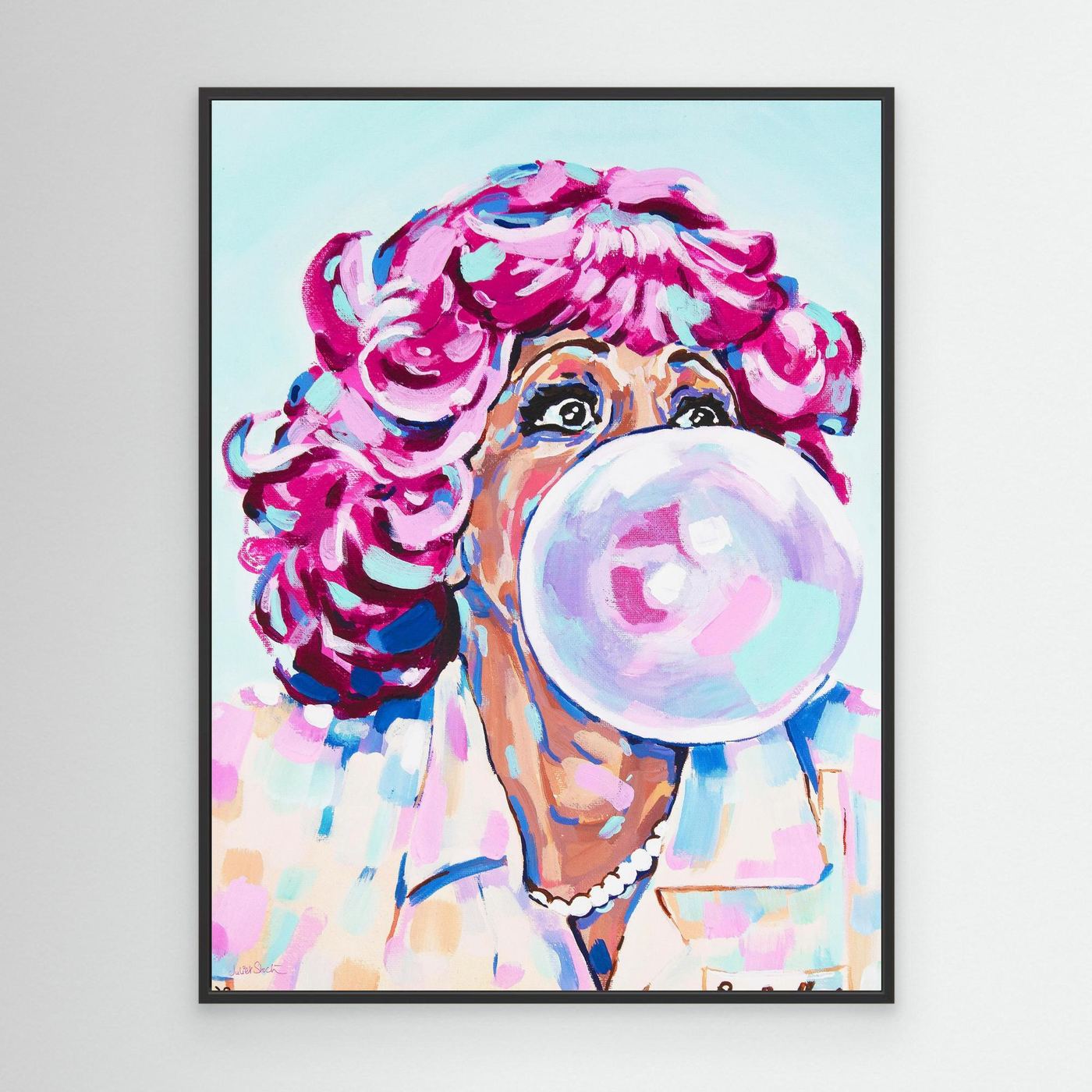 Frenchie - Print On Fine Art Canvas