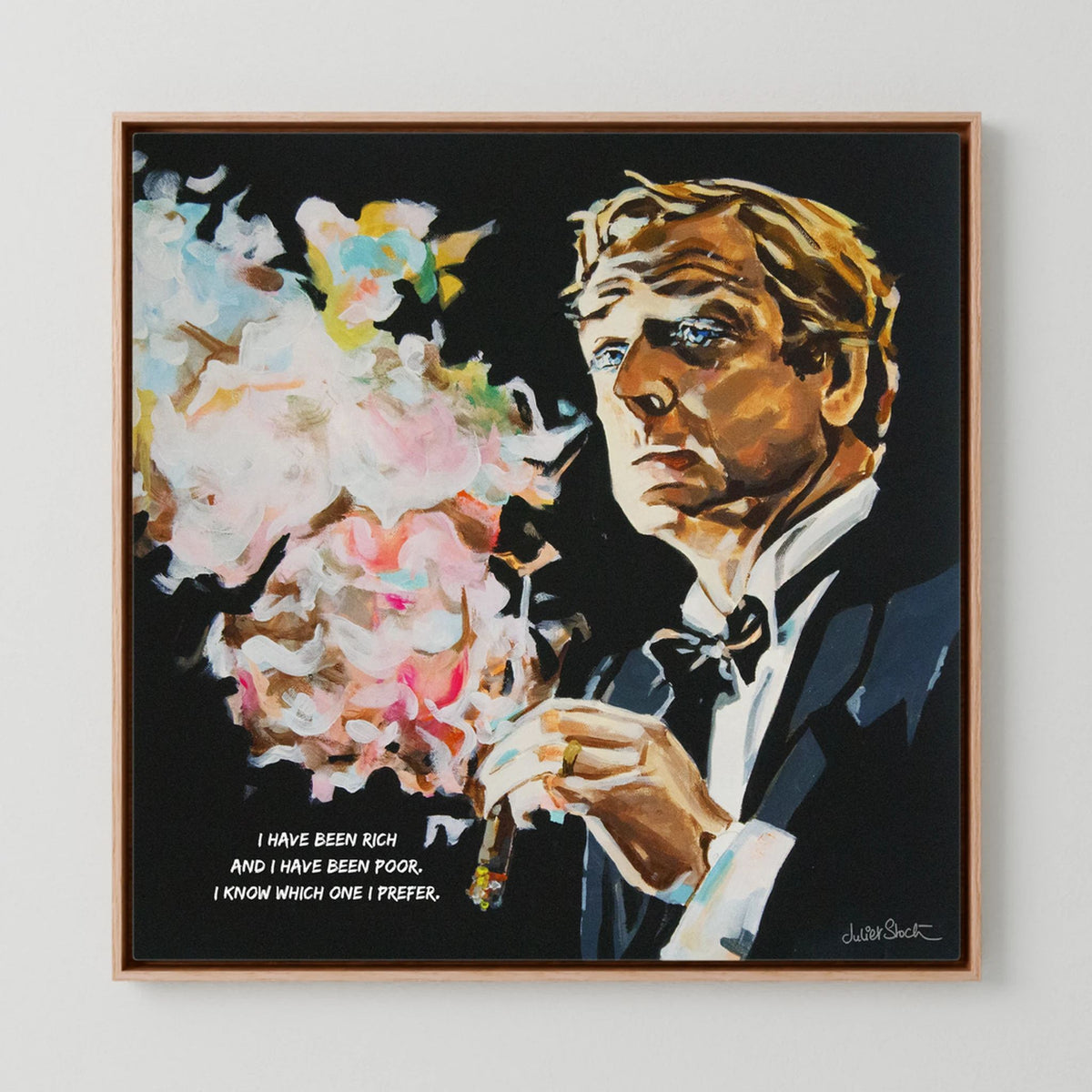 Michael Caine - Print on Fine Art Canvas