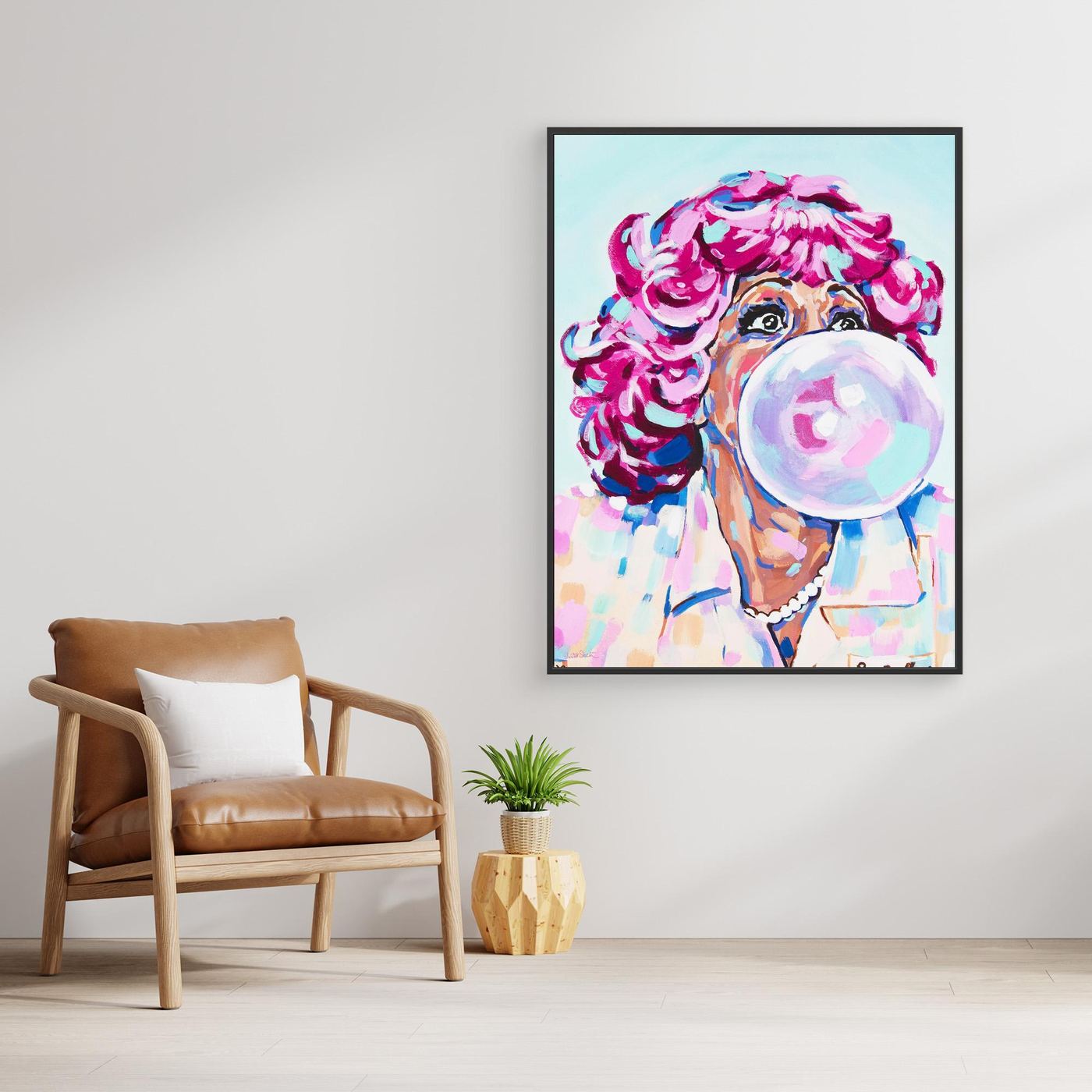 Frenchie - Print On Fine Art Canvas