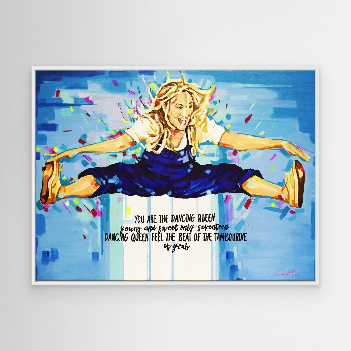 Donna, Mamma Mia - Print On Fine Art Canvas